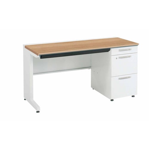 iSデスク片袖A41400×600ミディアム幕板下