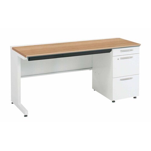 iSデスク片袖A41600×600ミディアム幕板下