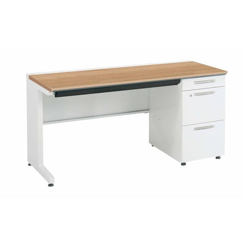 iSデスク片袖A41500×600ミディアム幕板下