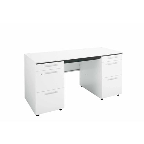 iSデスク両袖A4B41400×600PAW幕板下