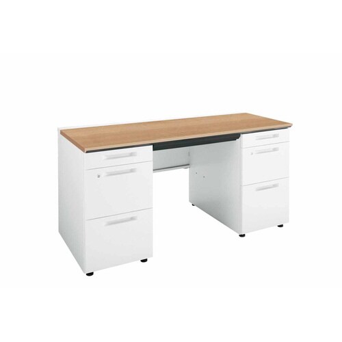 iSデスク両袖A4B41400×600MP2幕板下