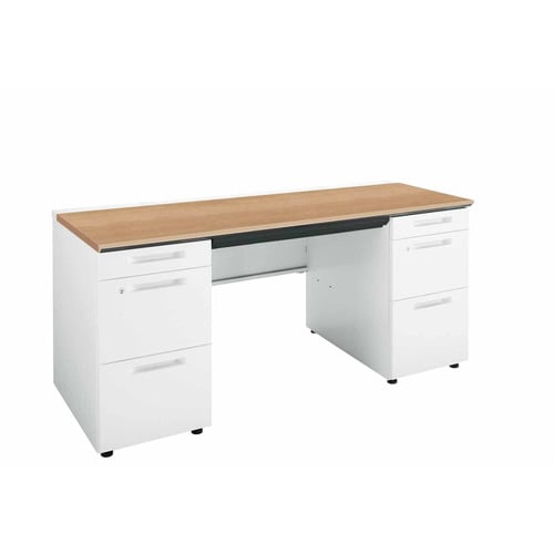 iSデスク両袖A4B41600×600MP2幕板下