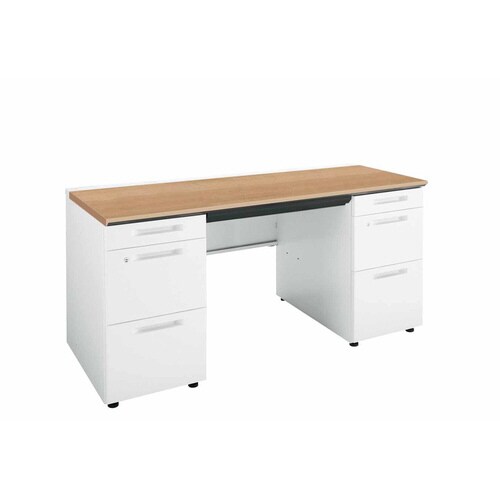 iSデスク両袖A4B41500×600MP2幕板下