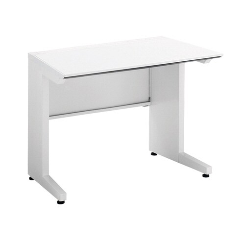 iSデスク平机800×600ホワイト幕板下