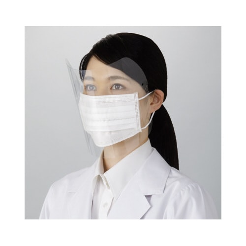 フェイスシールド マスク装着タイプ 10枚入×50
