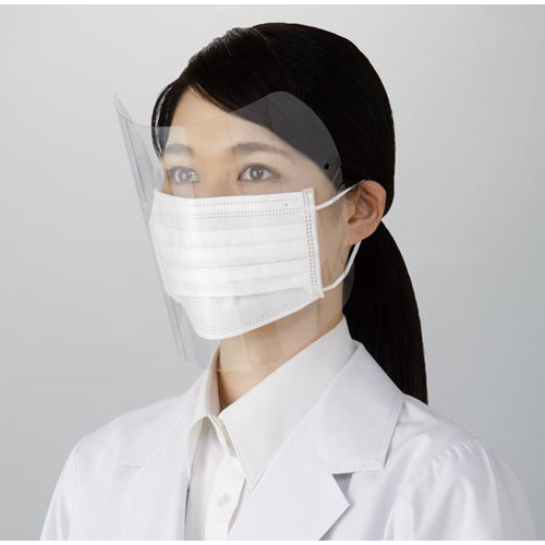 カウネット フェイスシールド UVカットタイプ |カウネット 【正規品】の通販 フェイスシールド 帽子対応 200個セット UVカット 日用品/生活雑貨