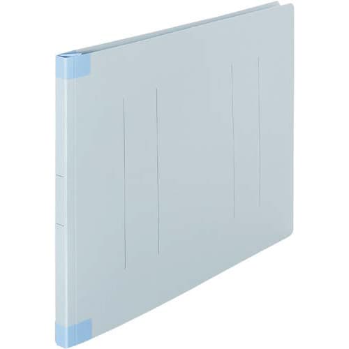 フラットファイル背補強タイプB4横 ブルー30冊