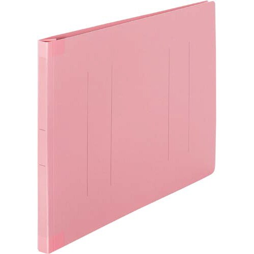 フラットファイル背補強タイプB4横 ピンク30冊
