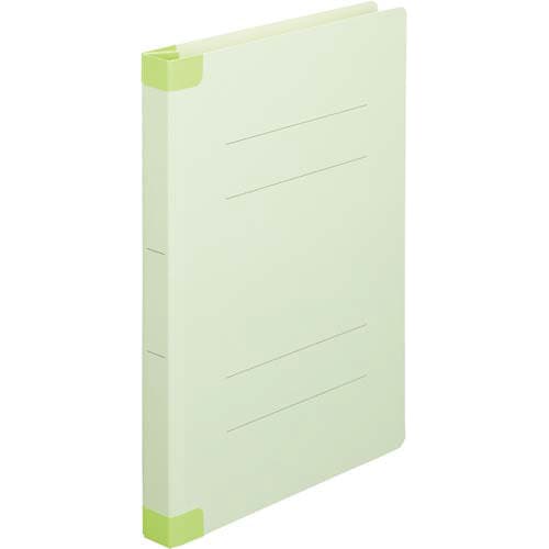 フラットファイルワイド背補強タイプA4縦緑30冊