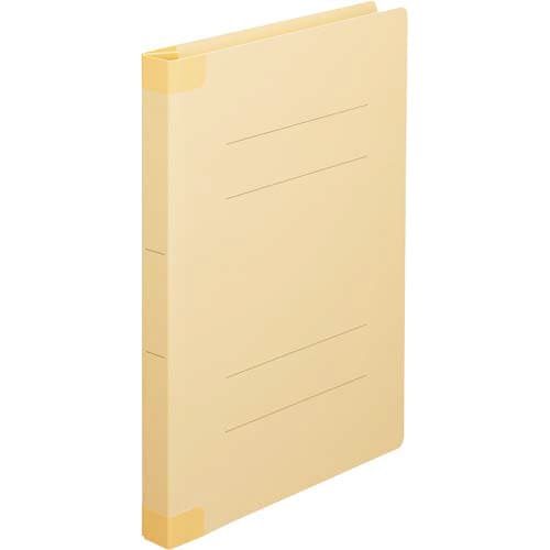 フラットファイルワイド背補強タイプA4縦黄30冊