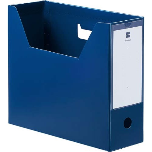 PP製ファイルボックス横100ネイビー 10個