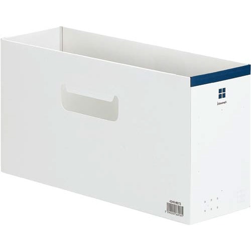 ローライズファイルボックス A4横ネイビー 5個