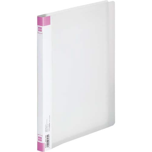 PP透明表紙フラットファイル ピンク 10冊