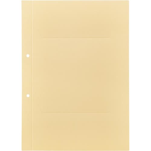 ラベルが剥がしやすい背付き板目表紙A4縦黄10組