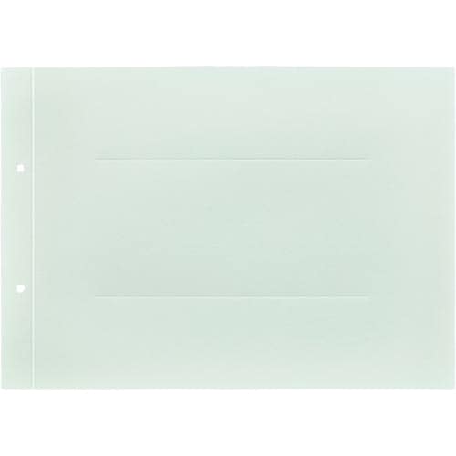 ラベルが剥がしやすい背付き板目表紙A4横緑