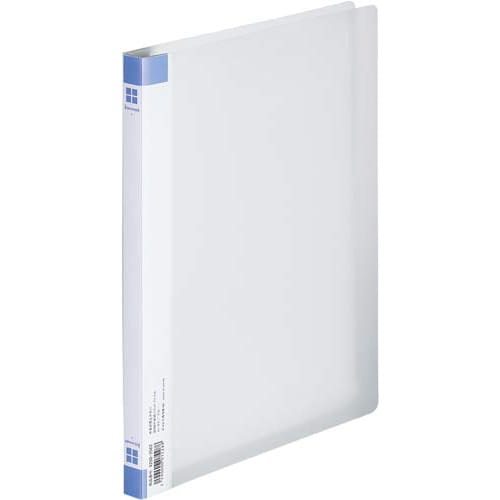 PP透明表紙フラットファイル ブルー 50冊