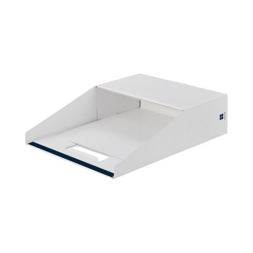 立てて置けるレタートレー ネイビー 6個