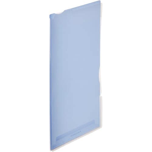 スーパーハードホルダー(透明・マチ付)青 5冊