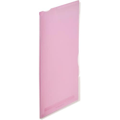 スーパーハードホルダー(透明・マチ付)赤 5冊