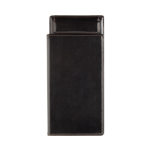 レザフェス伝票挟み(カバー付) 黒 5冊