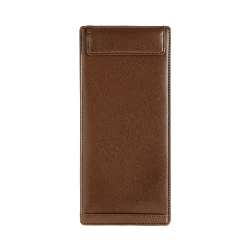 レザフェス伝票挟み 茶 5冊