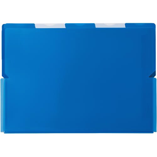 スーパーハードホルダー5山 ワイドヨコ 青10冊