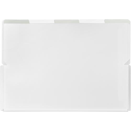 スーパーハードホルダー5山 ワイドヨコ 白10冊