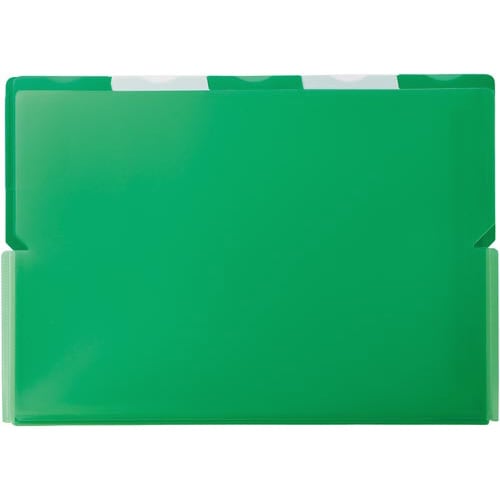 スーパーハードホルダー5山 ワイドヨコ 緑10冊