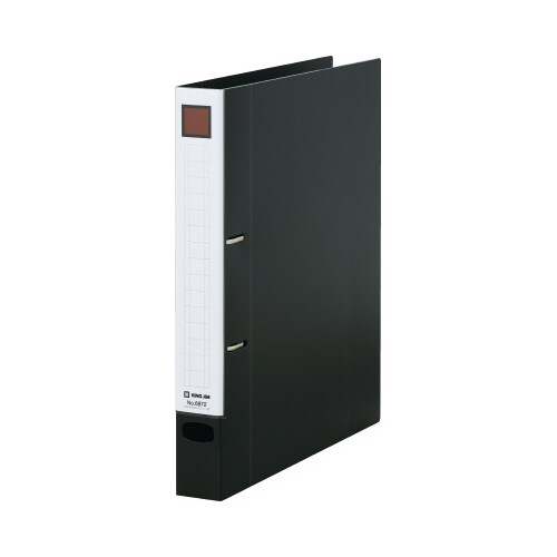 レバーリングファイル Dタイプ黒/とじ厚25mm