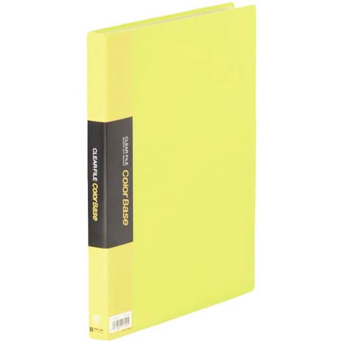 カラーベース固定式 A4縦40ポケット 黄×30