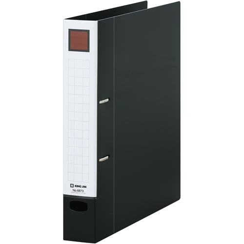 レバーリングファイル D型黒 とじ厚35mm10冊