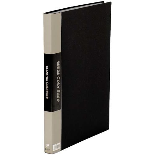 カラーベース固定式 B4縦40ポケット 黒×10