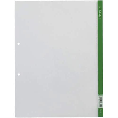 Lホルダー A4縦 緑 5枚