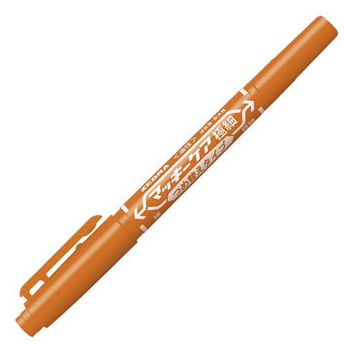 マッキーケア極細 つめ替えタイプ オレンジ 10本