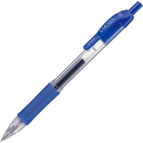 サラサ0.5mm 青10本
