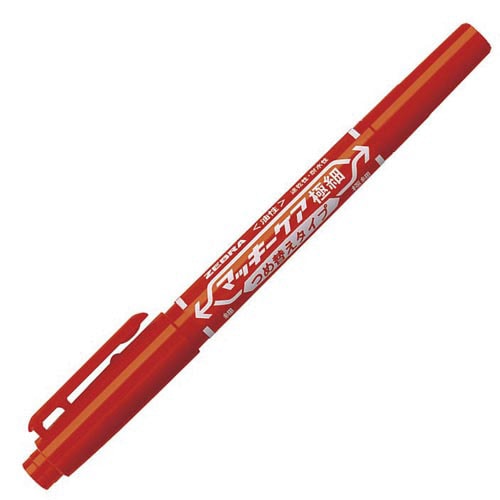 マッキーケア極細 つめ替えタイプ 赤 5本