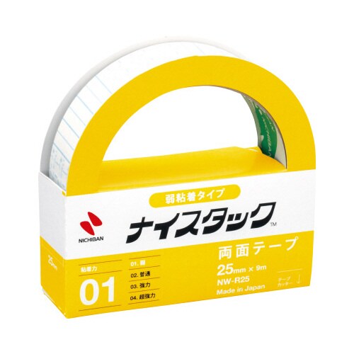 ナイスタック弱粘着タイプ 幅25mm×10巻入