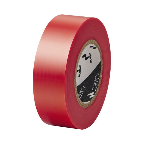 ビニールテープ 19mm×10m 赤