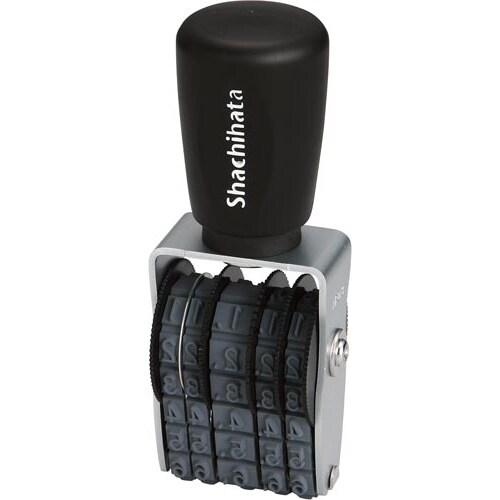 タート用 回転ゴム印 欧文日付3号 ゴシック体