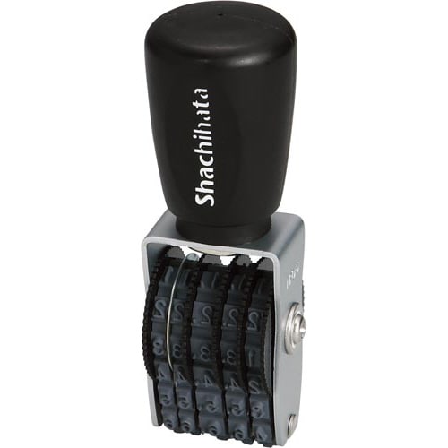 タート用 回転ゴム印 欧文日付5号 ゴシック体