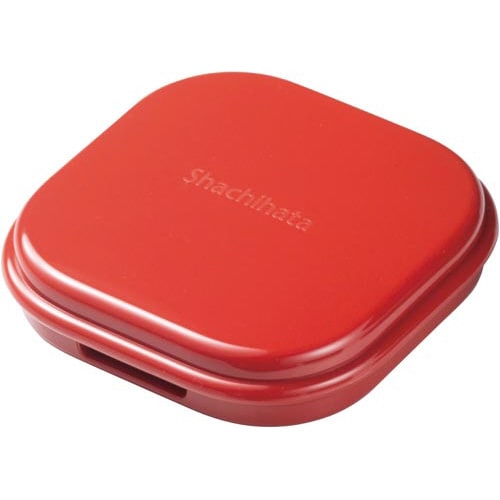 速乾朱肉コンパクトタイプ40号 40mm角 赤