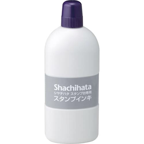 シヤチハタスタンプ台専用補充インキ 大瓶 紫