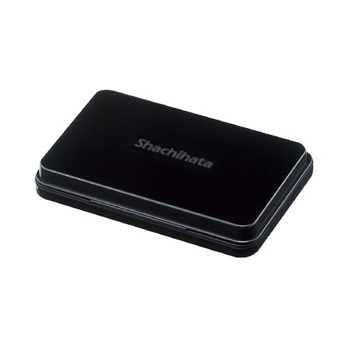 シヤチハタスタンプ台(油性顔料) 中型 黒3個