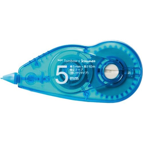 トンボ×カウネット修正テープ幅5mmブルー×30
