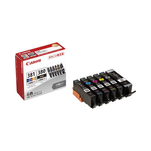純正インク BCI−381s+380s 少量6色
