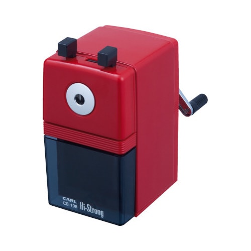 手動鉛筆削り ハイストロング 赤