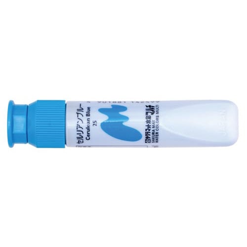 マット水彩マルチ セルリアンブルー×5