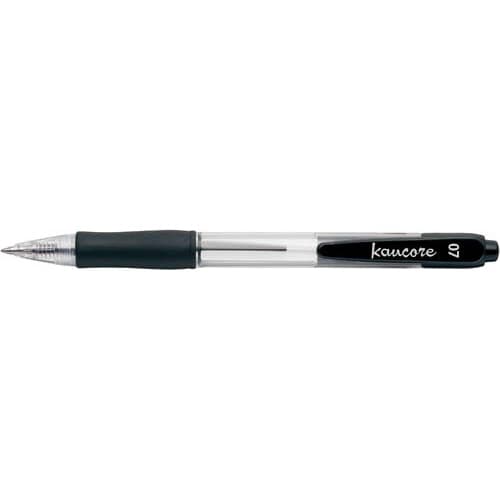 ノック式なめらか油性ボールペン0.7mm 黒