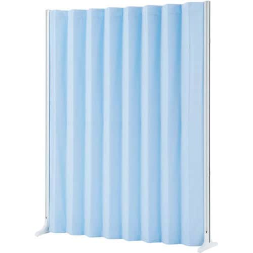 防炎抗菌アコーデオンスクリーン1800ブルーW