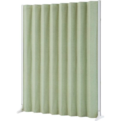 防炎抗菌アコーデオンスクリーン1800グリーンW